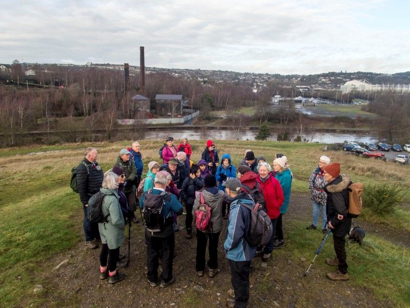 Group gathered at White Rock